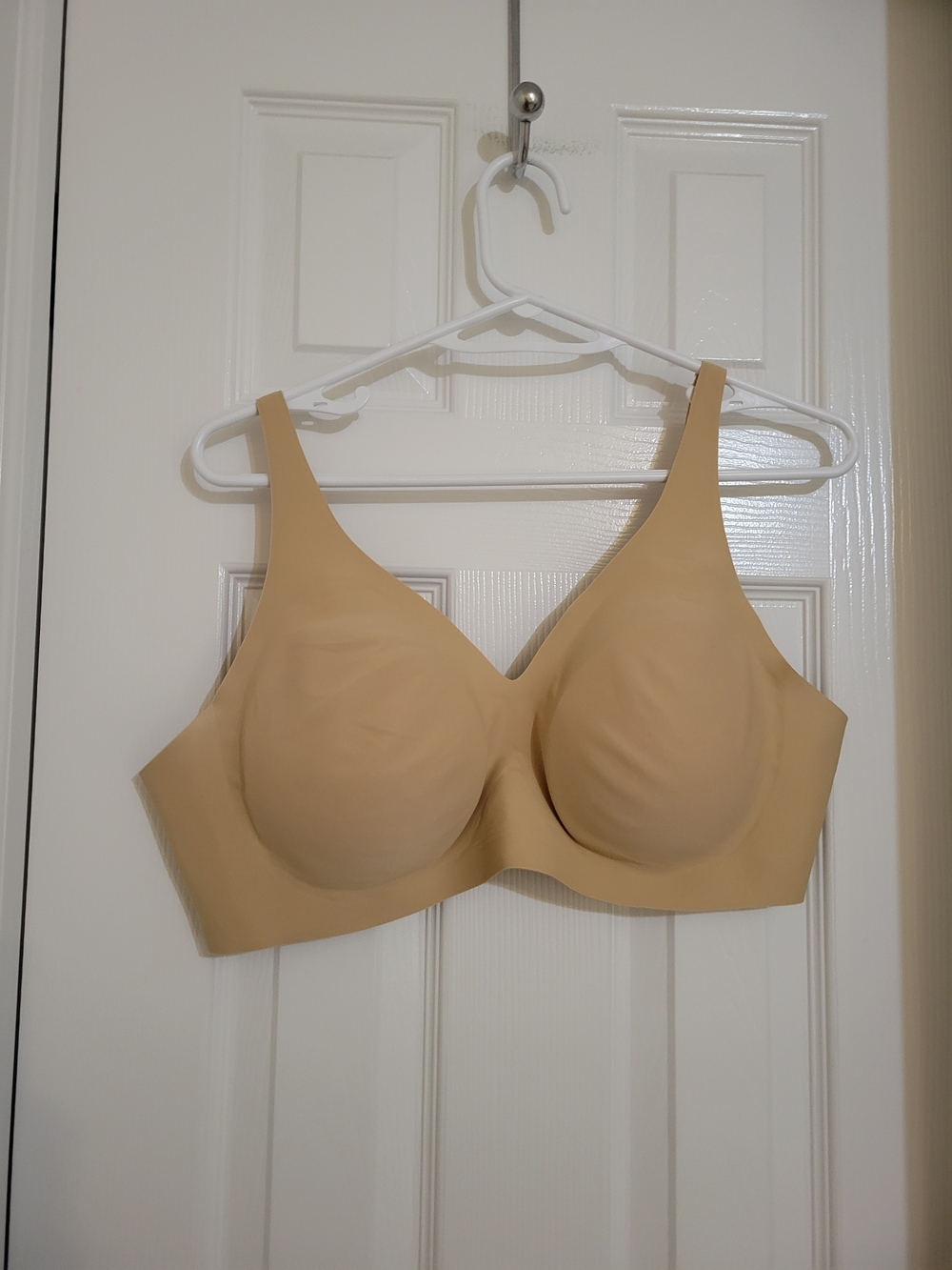 knix Beige Seamless Wireless Bra Size XXL